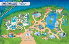 Printable California Adventure Map Detailed Theme Park &amp; Attractions - Printable Sea World Map