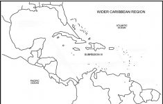 Printable Caribbean Islands Blank Map Diagram Of Central America And ...