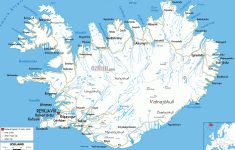 Printable Iceland Road Map,iceland Transport Map, Iceland - Printable Map Of Iceland
