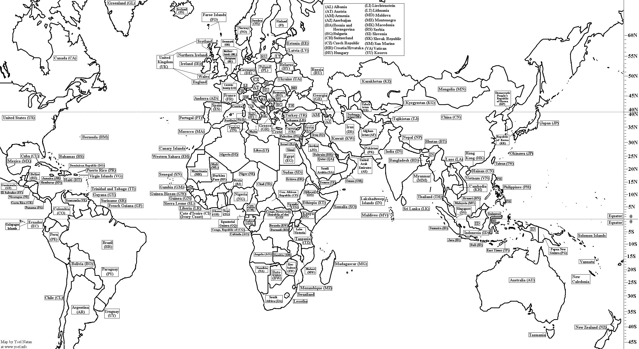 Printable Labeled World Maps - Lgq - Free Printable World Map With Countries Labeled