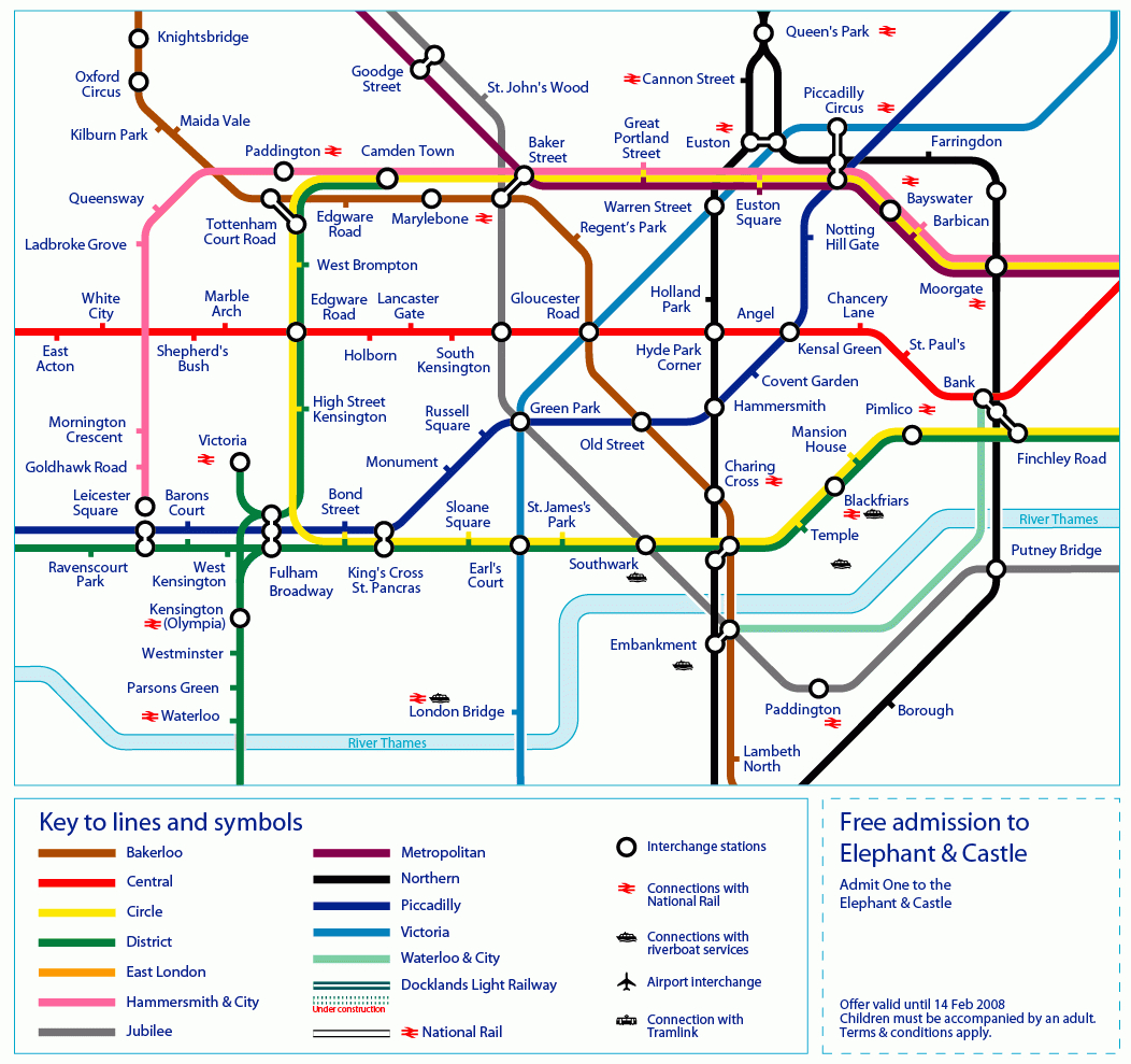 Printable London Tube Map | Printable London Underground Map 2012 - London Metro Map Printable