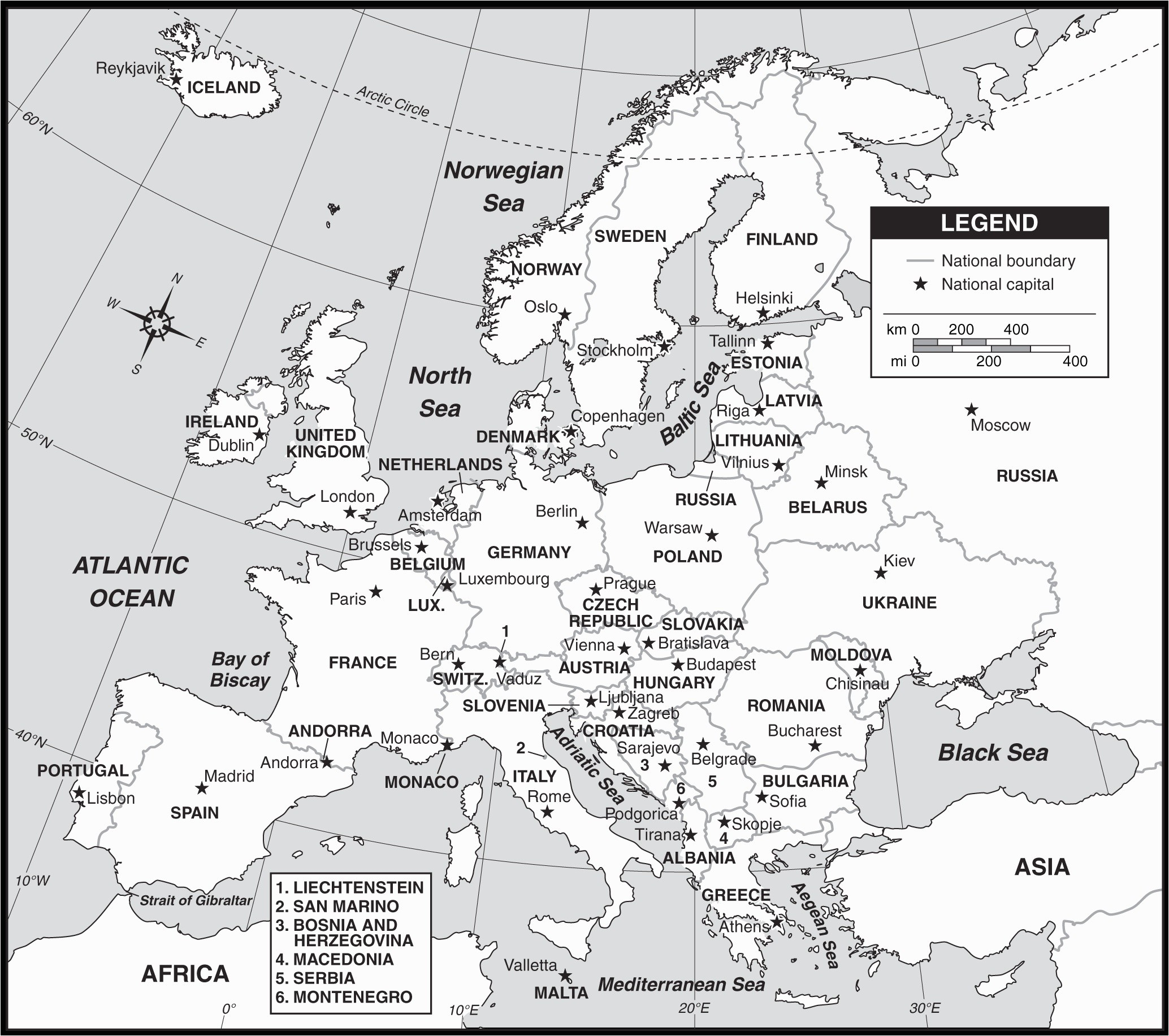 Printable Map Asia With Countries And Capitals Noavg Outline Of - Printable Map Of Europe And Asia