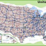 Printable. Map Of Major Interstates In Us: Usa Road Map Usa Of Major   Printable Us Road Map