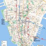 Printable Map Of Manhattan Ny | Travel Maps And Major Tourist   Manhattan Road Map Printable