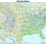 Printable Map Of Us With Major Highways New United States Road Map   Printable Road Map Of Colorado