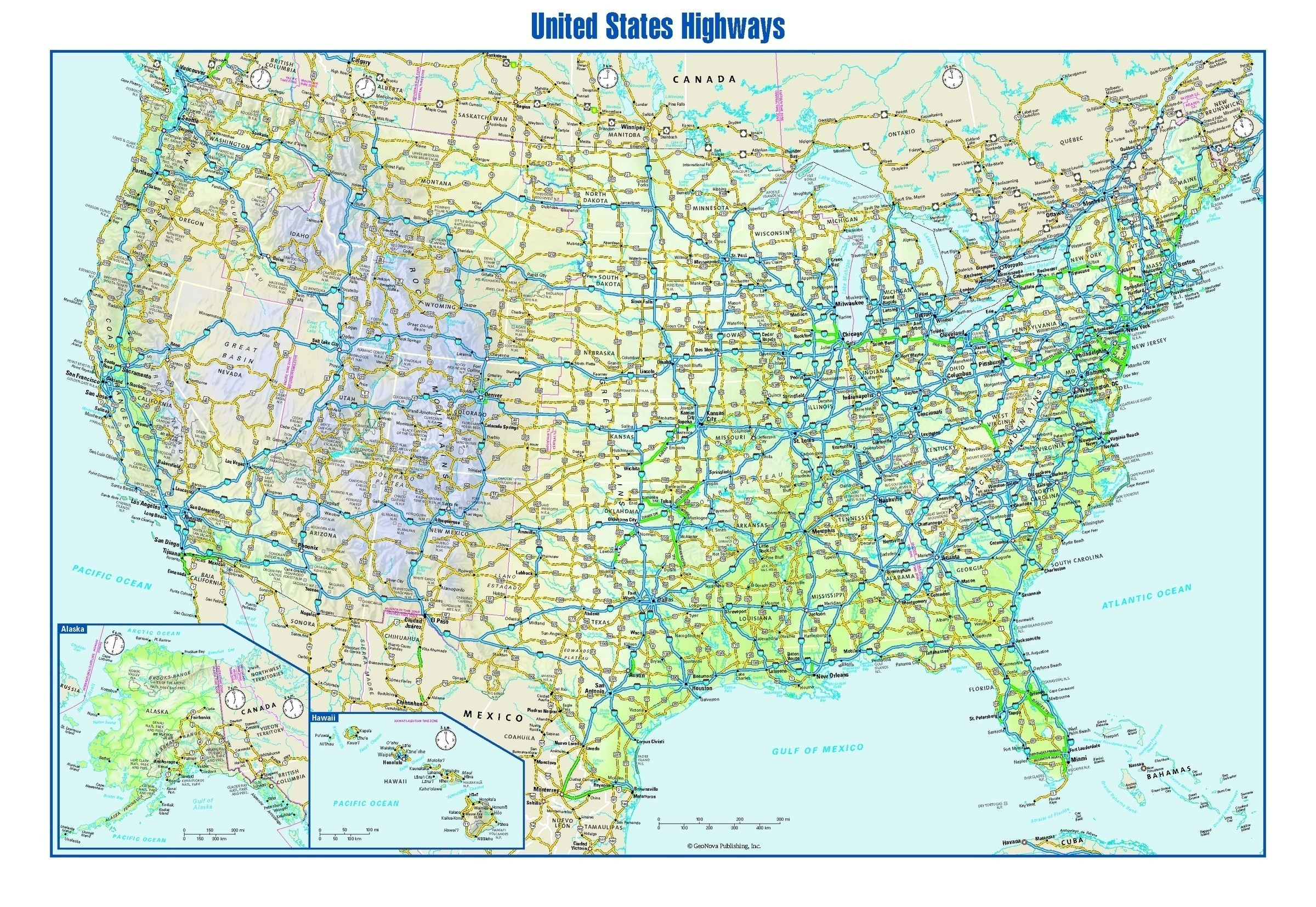 Printable Map Of Us With Major Highways New United States Road Map - Printable Road Map Of Colorado