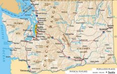 Printable Map Of Washington State And Travel Information | Download - Printable Map Of Washington State