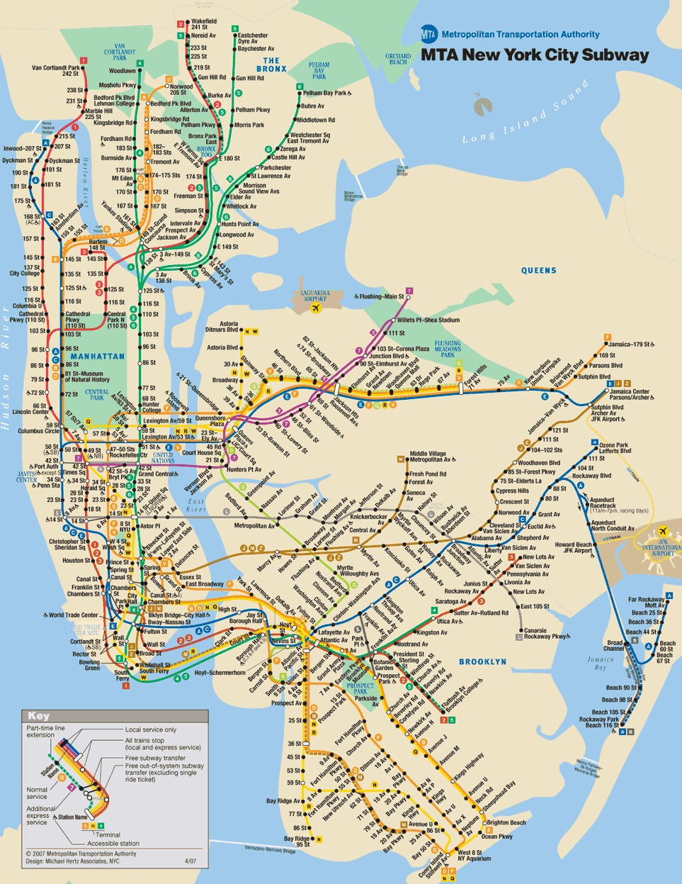 Printable New York Map New York City Subway Maps Pdf | Travel Maps - New York Printable Map Pdf