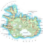 Printable Road Map Of Iceland And Travel Information | Download Free   Printable Map Of Iceland