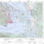 Printable Topographic Map Of Victoria 092B, Bc   Printable Topo Maps Online