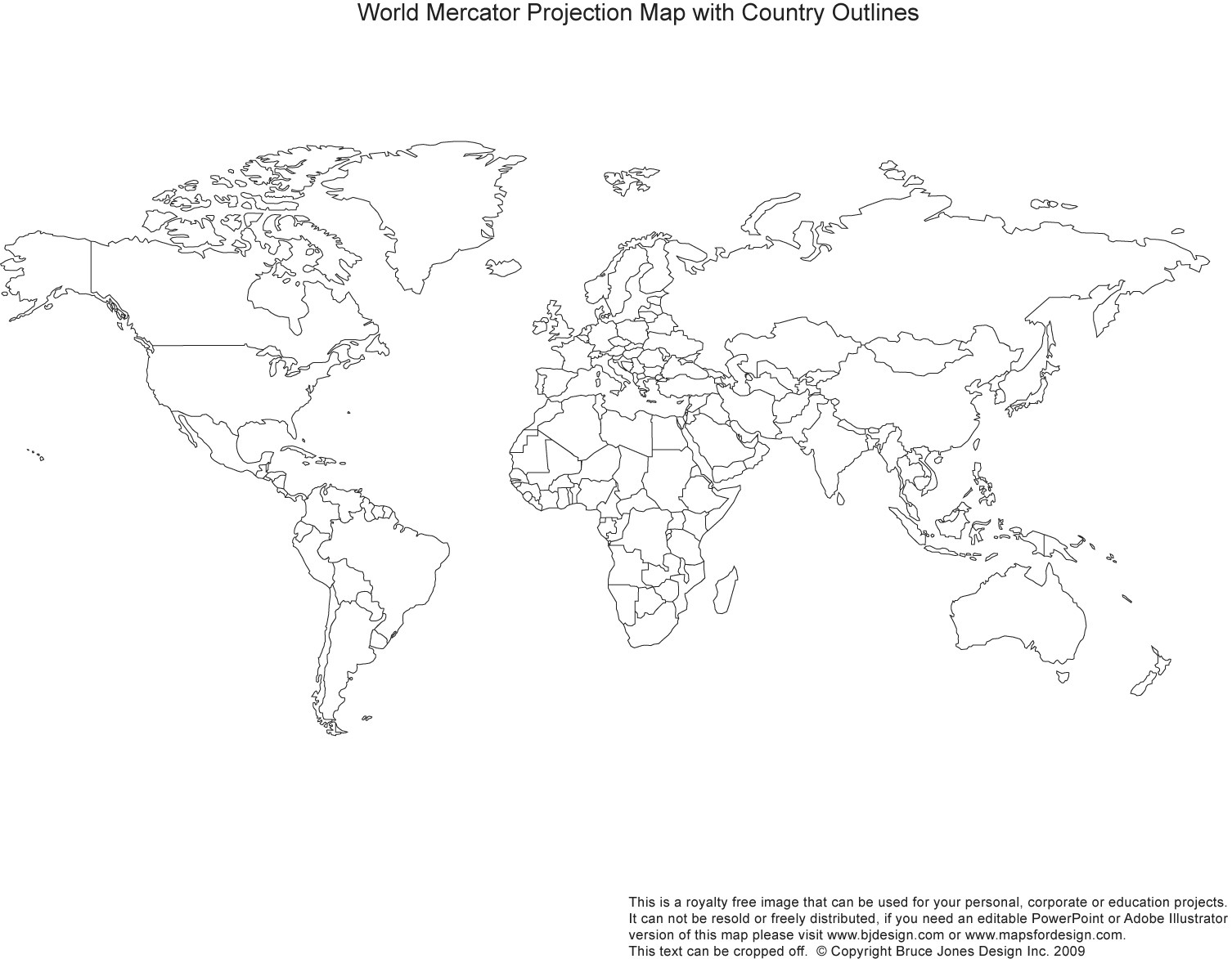 Printable World Map - World Maps Collection - Large Printable World Map