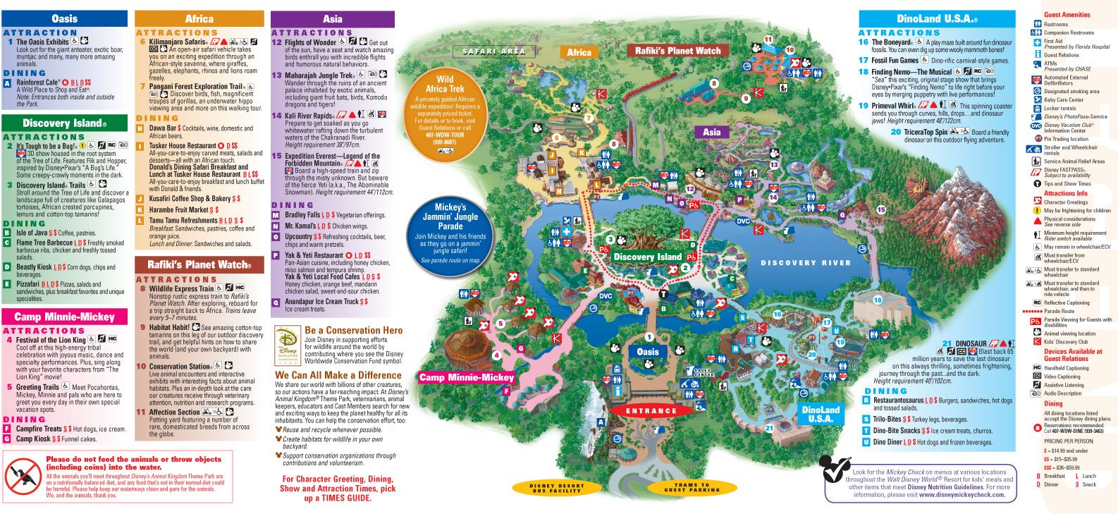 Printable+Animal+Kingdom+Map+2014 |  Park And Resort Maps - Wdw Maps Printable