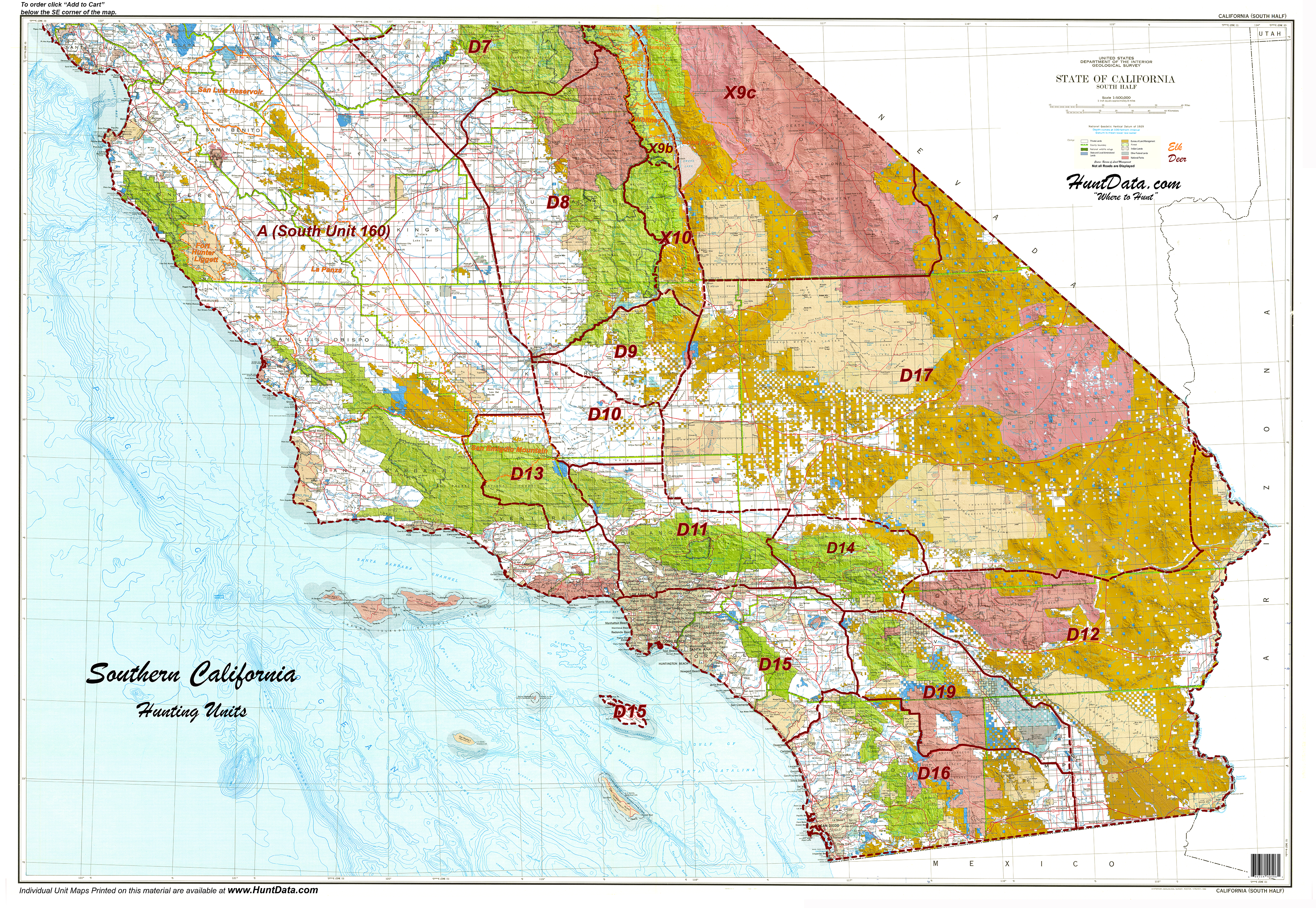 Product Detail - California Land Ownership Map