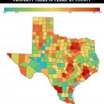 Property Taxes In Texas [Oc][1766X1868] : Mapporn   Texas Property Tax Map