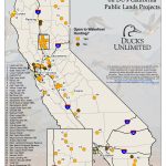 Public Waterfowl Hunting Areas On Du Public Lands Projects   California Hunting Map