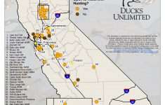 Public Waterfowl Hunting Areas On Du Public Lands Projects - California Hunting Map