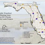 Public Waterfowl Hunting Areas On Du Public Lands Projects   Florida Public Hunting Map