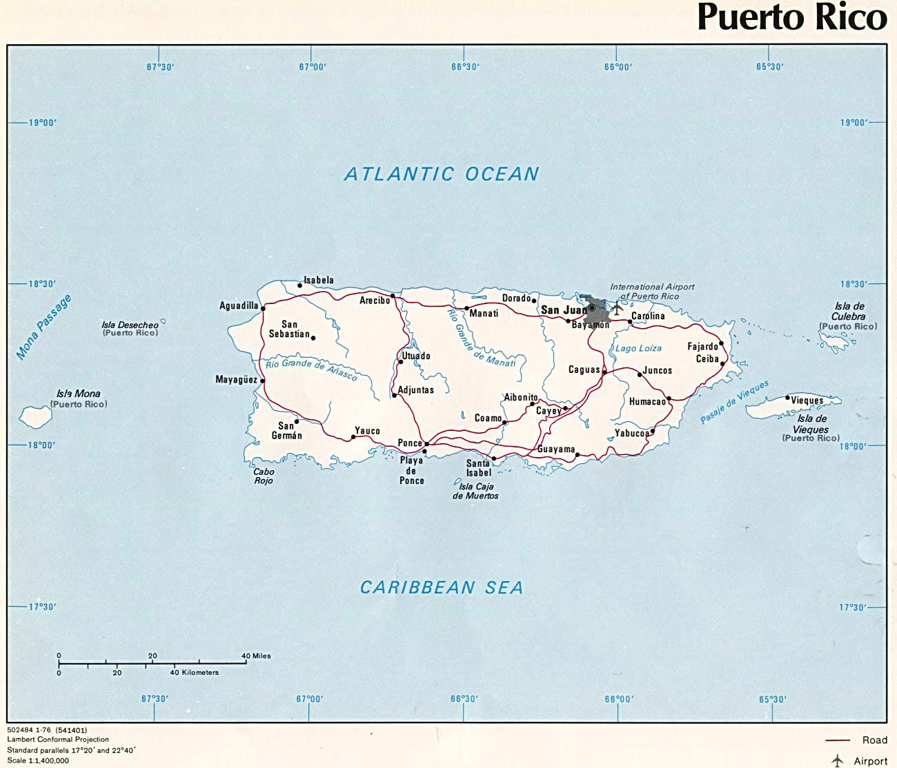 Puerto Rico Maps | Printable Maps Of Puerto Rico For Download - Printable Map Of Puerto Rico