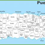 Puerto Rico Municipalities Map   Free Printable Map Of Puerto Rico