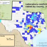 Rabies Maps For 2018   Mountain Lions In Texas Map