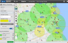 Radius Map And Proximity Tool - Maptive - Printable Radius Map