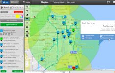 Radius Map And Proximity Tool - Maptive - Printable Radius Map