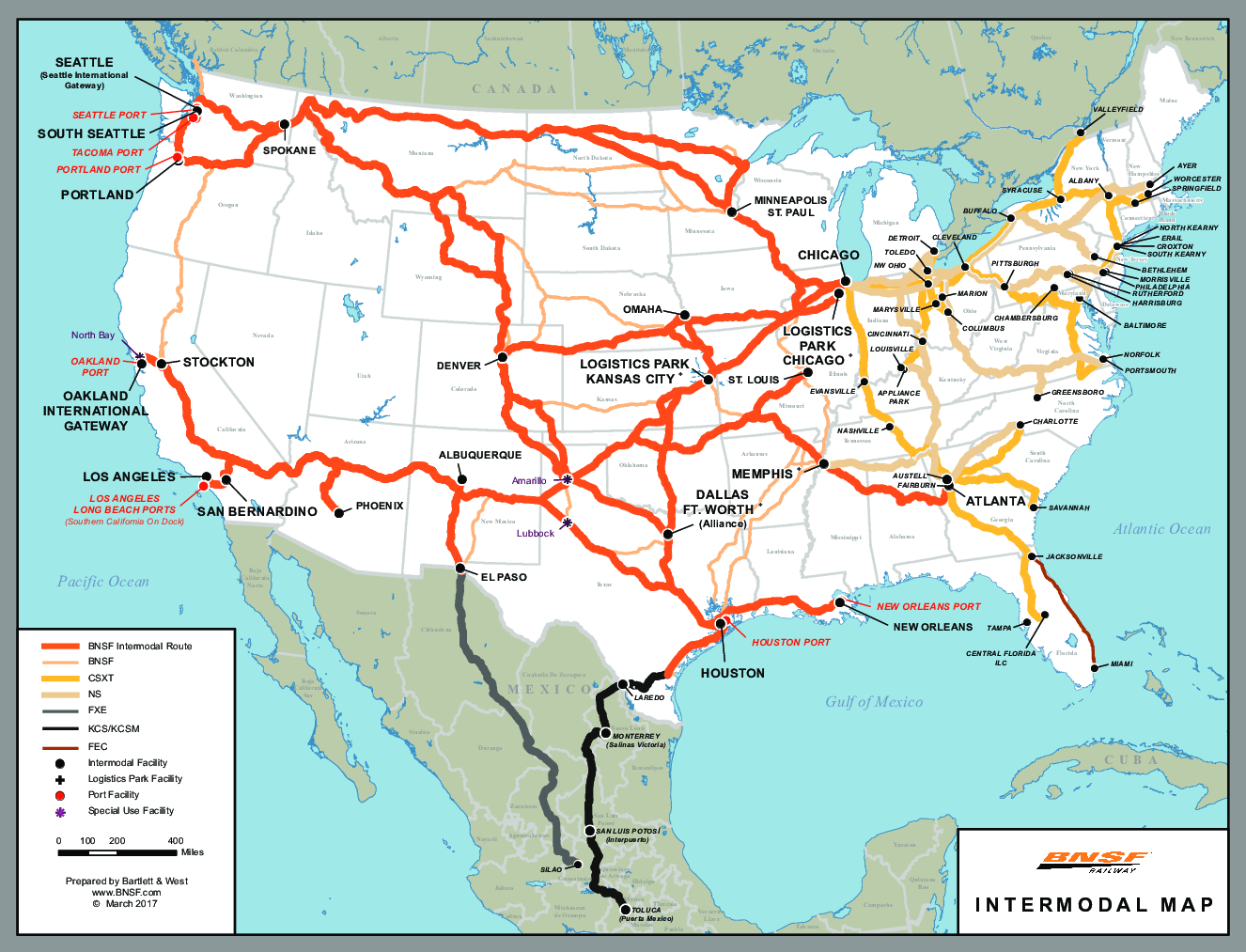Rail Network Maps | Bnsf - Texas State Railroad Route Map