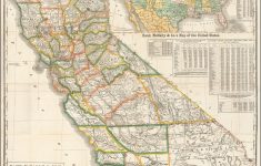 Rand, Mcnally &amp; Co.'s New Enlarged Scale Railroad And County Map Of - Rand Mcnally California Map