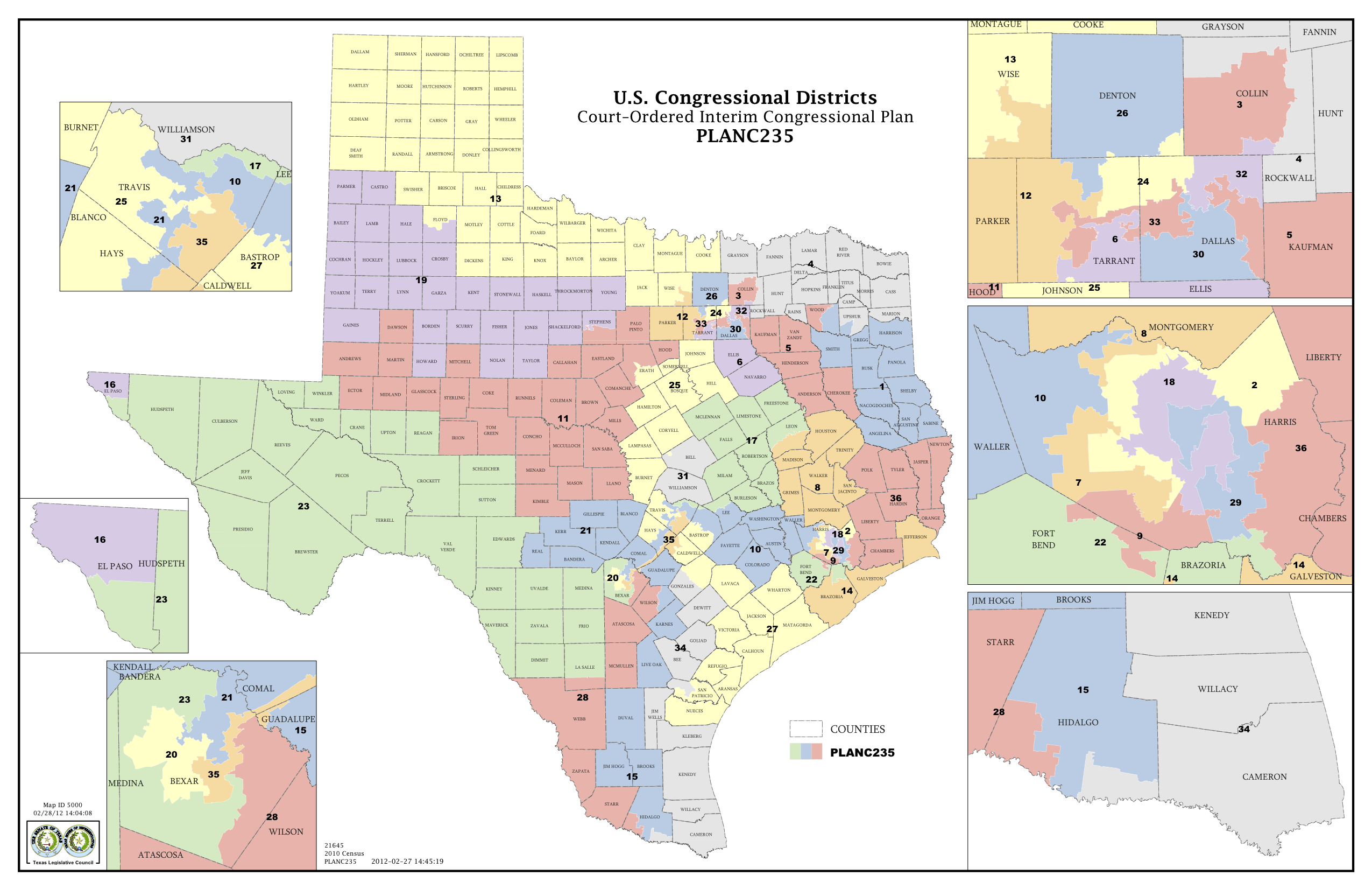 Redistricting: Maps, Stats And Some Notes | The Texas Tribune - Texas House District Map