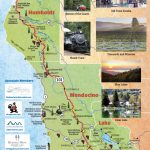 Redwood Highway Map | The North Coast Region Of California   California Redwoods Map