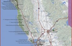 Redwood Hikes All Along The Coast. Links To How To Get To The Places - Northern California Hiking Map