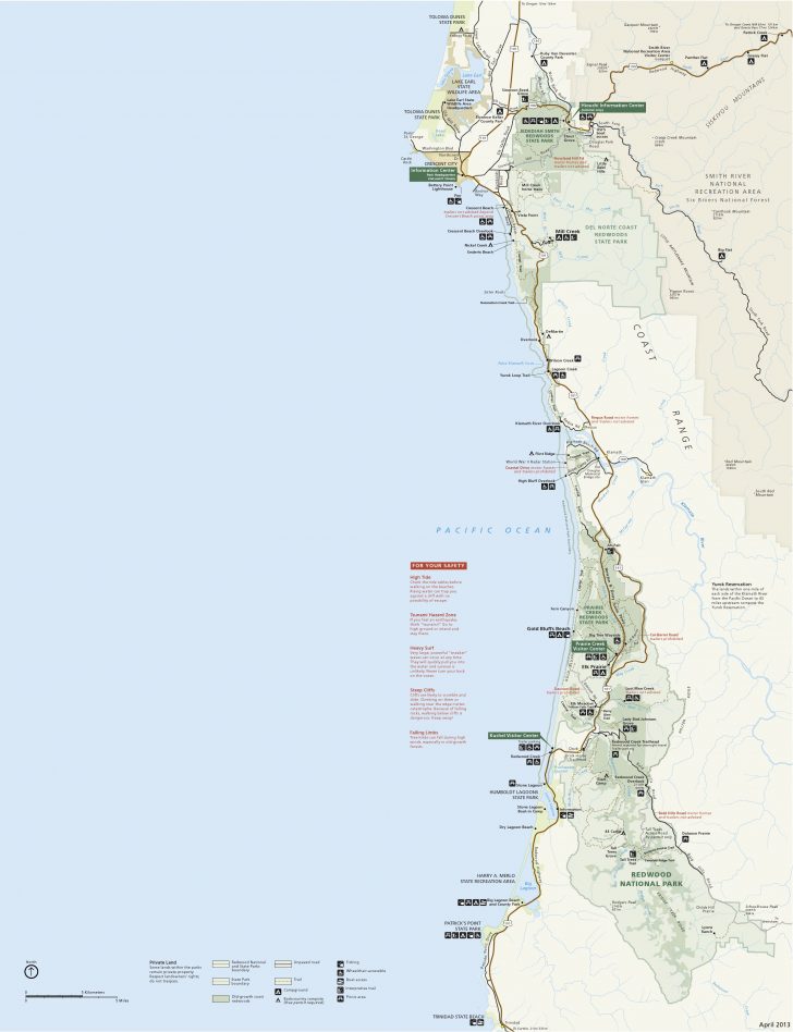 Where Is The Redwood Forest In California On A Map