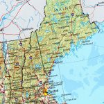 Reference Map Of New England State, Ma Physical Map | Crafts   Printable Map Of Maine Coast
