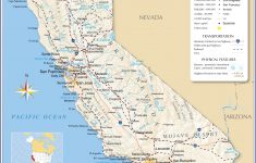 Reference Maps Of California, Usa - Nations Online Project - Road Map Of California Usa