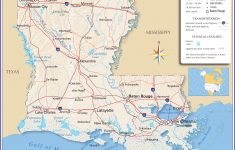 Reference Maps Of Louisiana, Usa - Nations Online Project - Texas Louisiana Border Map