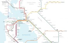 Regional Rapid Transit For The Bay Area - Winston California Map