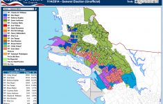 Registrar's Map Gives Nuanced Glimpse Into Oakland Mayoral Results – California Voting Precinct Map
