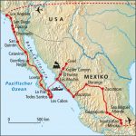 Reise Auf Der Traumstrasse Der Map Of California Springs Map Of   San Quintin Baja California Map