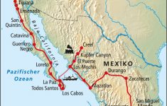 Reise Auf Der Traumstrasse Der Map Of California Springs Map Of - San Quintin Baja California Map