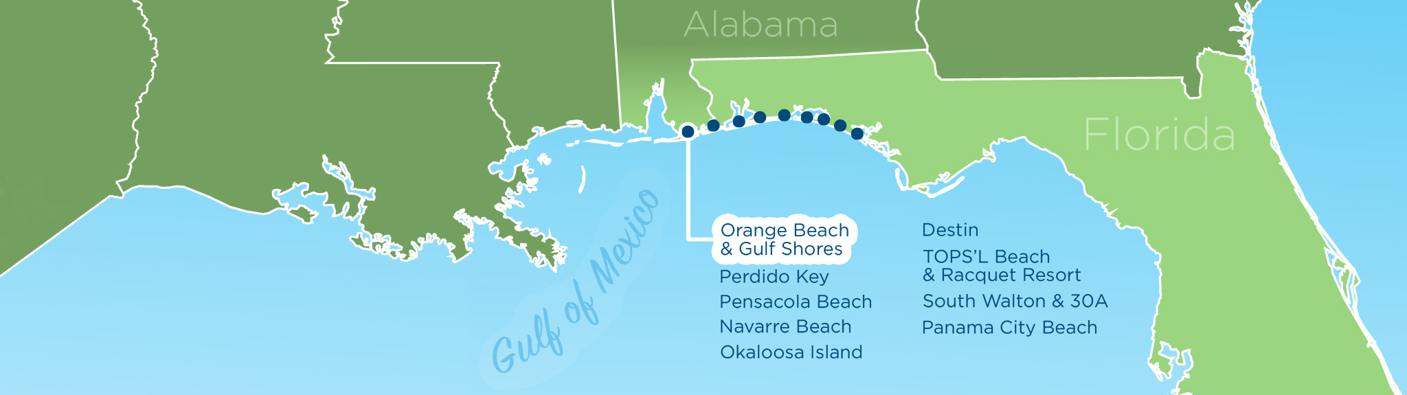 Resortquest Real Estate | Nw Fl &amp;amp; Al Gulf Coast Condos And Homes For - Destin Florida Location On Map