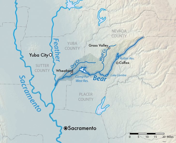 Southern California Rivers Map