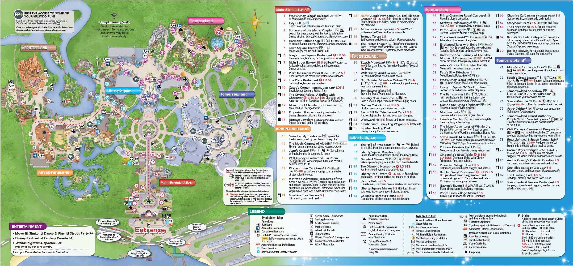 Rmh Travel Comparing Disneyland To Walt Disney World.magic - Disney World Florida Theme Park Maps
