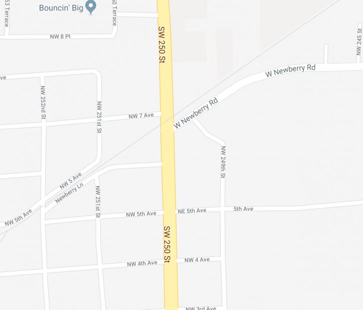 Road Closure Newberry Lane Newberry Florida Newberry Florida Map