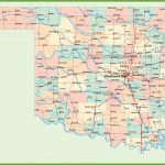 Road Map Of Oklahoma With Cities   Map Of North Texas And Oklahoma