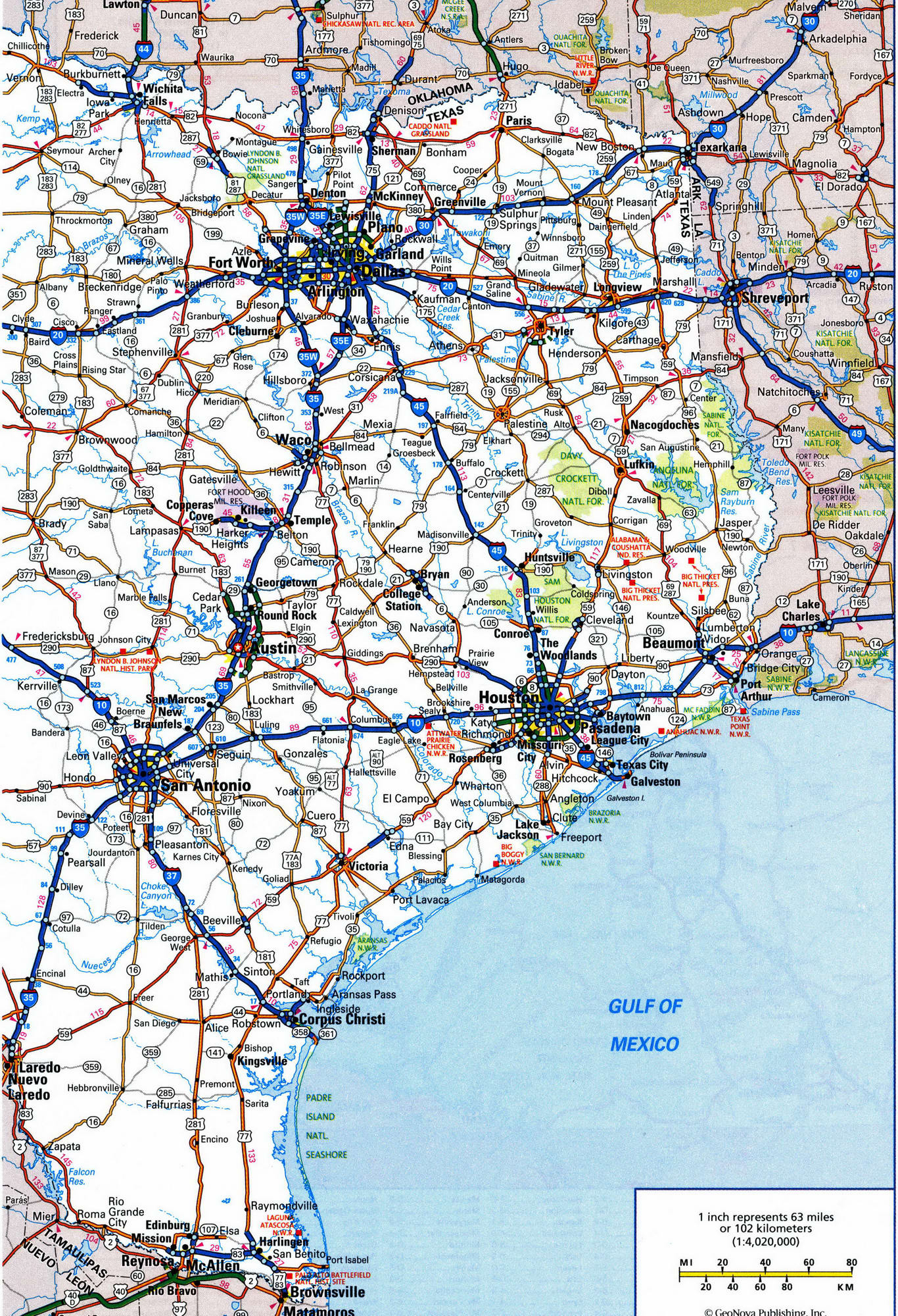 Road Map Of Texas Highways And Travel Information | Download Free - Free Texas Highway Map