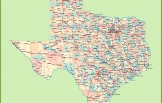 Road Map Of Texas With Cities - Texas Road Map With Cities And Towns