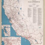 Road Map Of The State Of California, July, 1940.   David Rumsey   Driving Map Of California With Distances