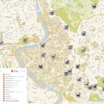Rome Printable Tourist Map | Sygic Travel   Central Rome Map Printable