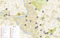 Rome Printable Tourist Map | Sygic Travel - Central Rome Map Printable
