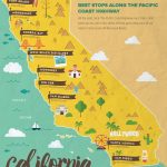 Route 1 California Road Trip Map Printable California Coast   California Attractions Map